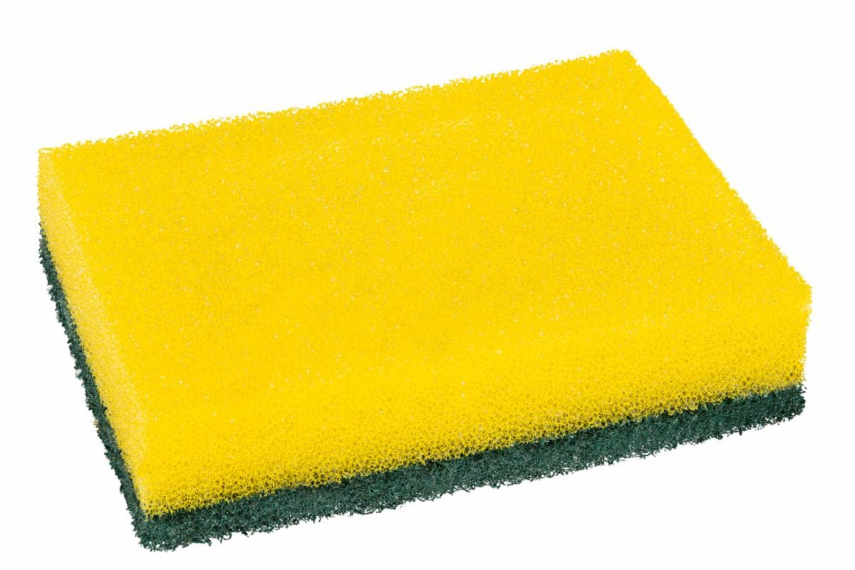 Scotch-Brite Scheuerschwamm Classic XXL – Schaumstoff, Rechteckig, für Pfannen, Gelb, 6 Stk.