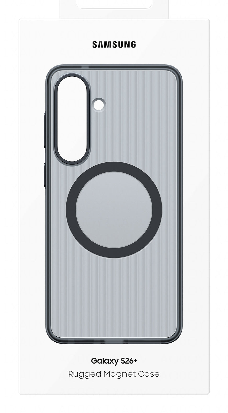 Samsung Rugged-Case – für Samsung Galaxy S26 Plus, Kunststoff, Schwarz, stossfest, kratzresistent, tropfsicher