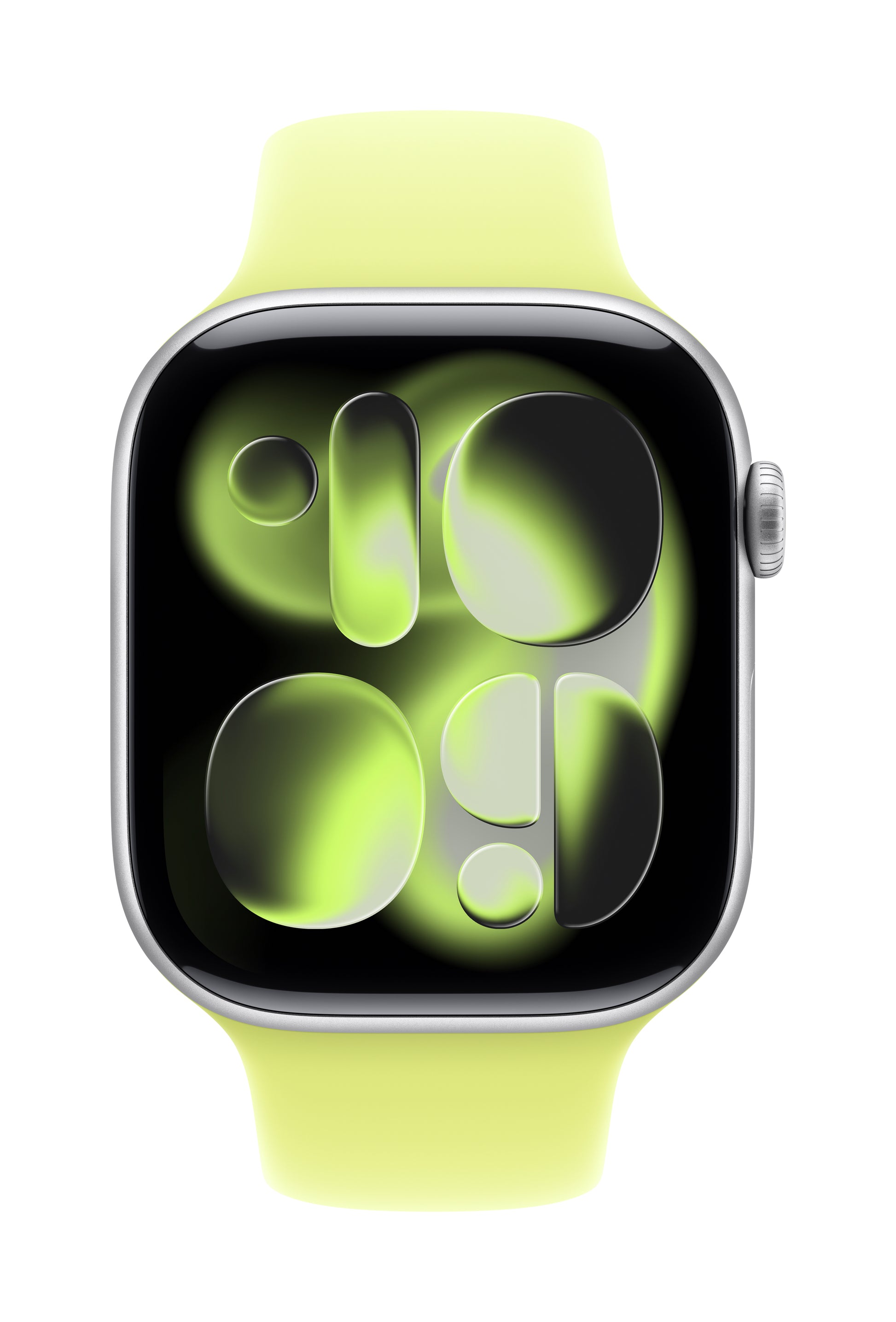 Apple Sport Band – Armband – für Apple Watch 46 mm, Neon Gelb, M/L, Polymer