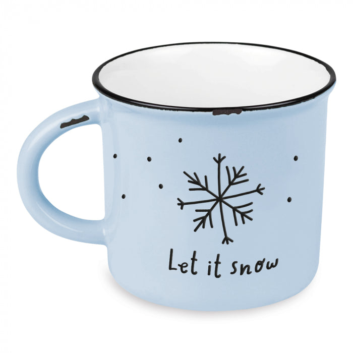 Grafik-werkstatt Tasse – 400 ml, Keramik, Blau, spülmaschinenfest, mikrowellengeeignet