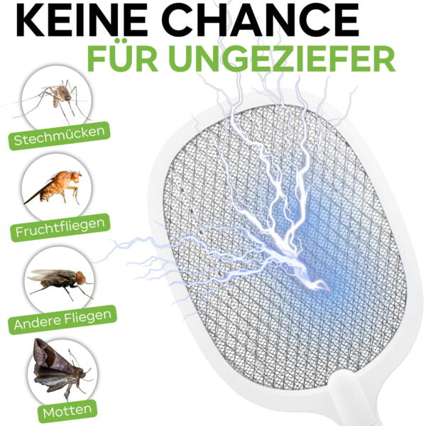 Quick Aid Insektenfalle – 22 × 54 cm – weiss – für Fluginsekten