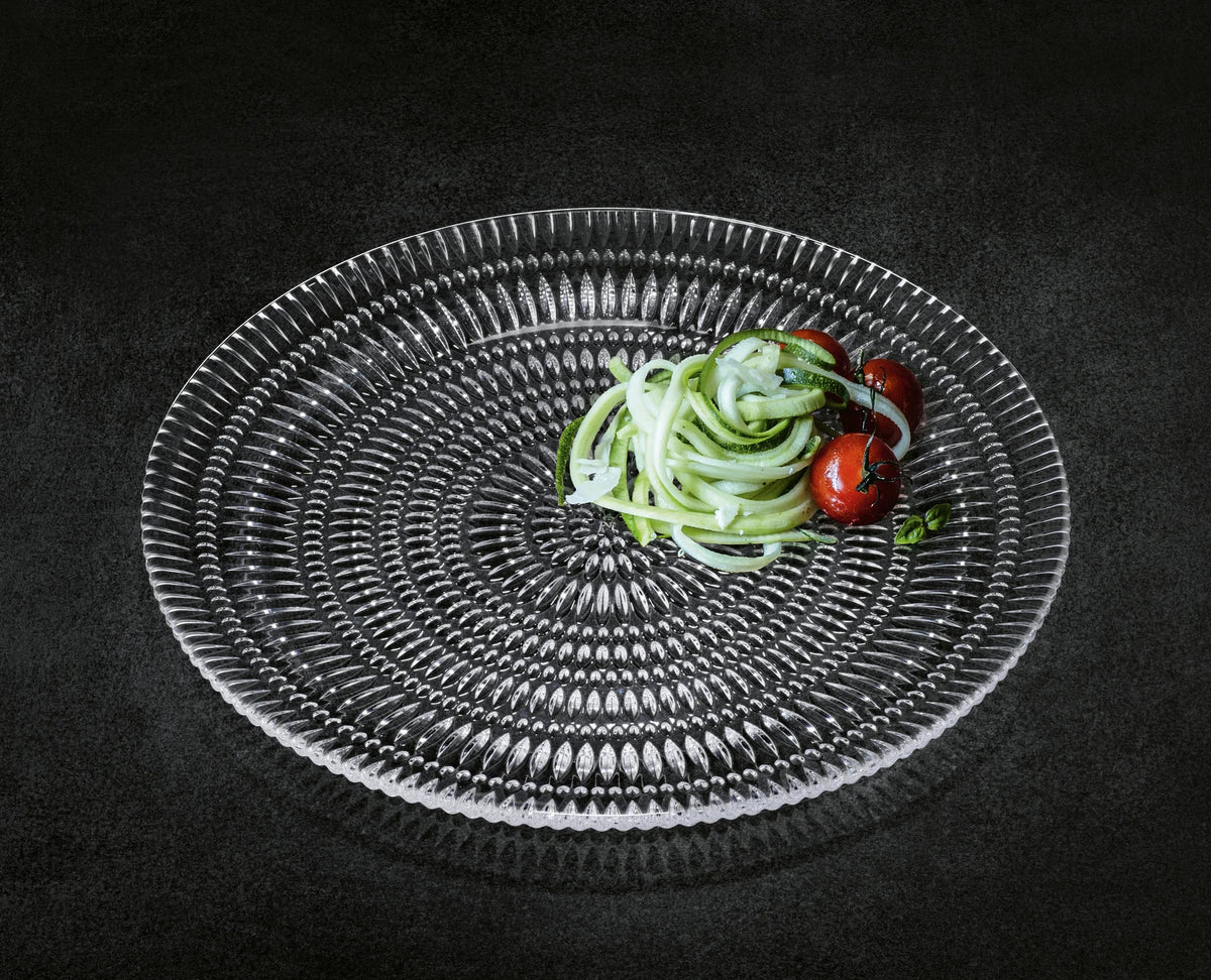 Nachtmann Servierteller Ethno – Ø 32 cm, Kristallglas, Transparent