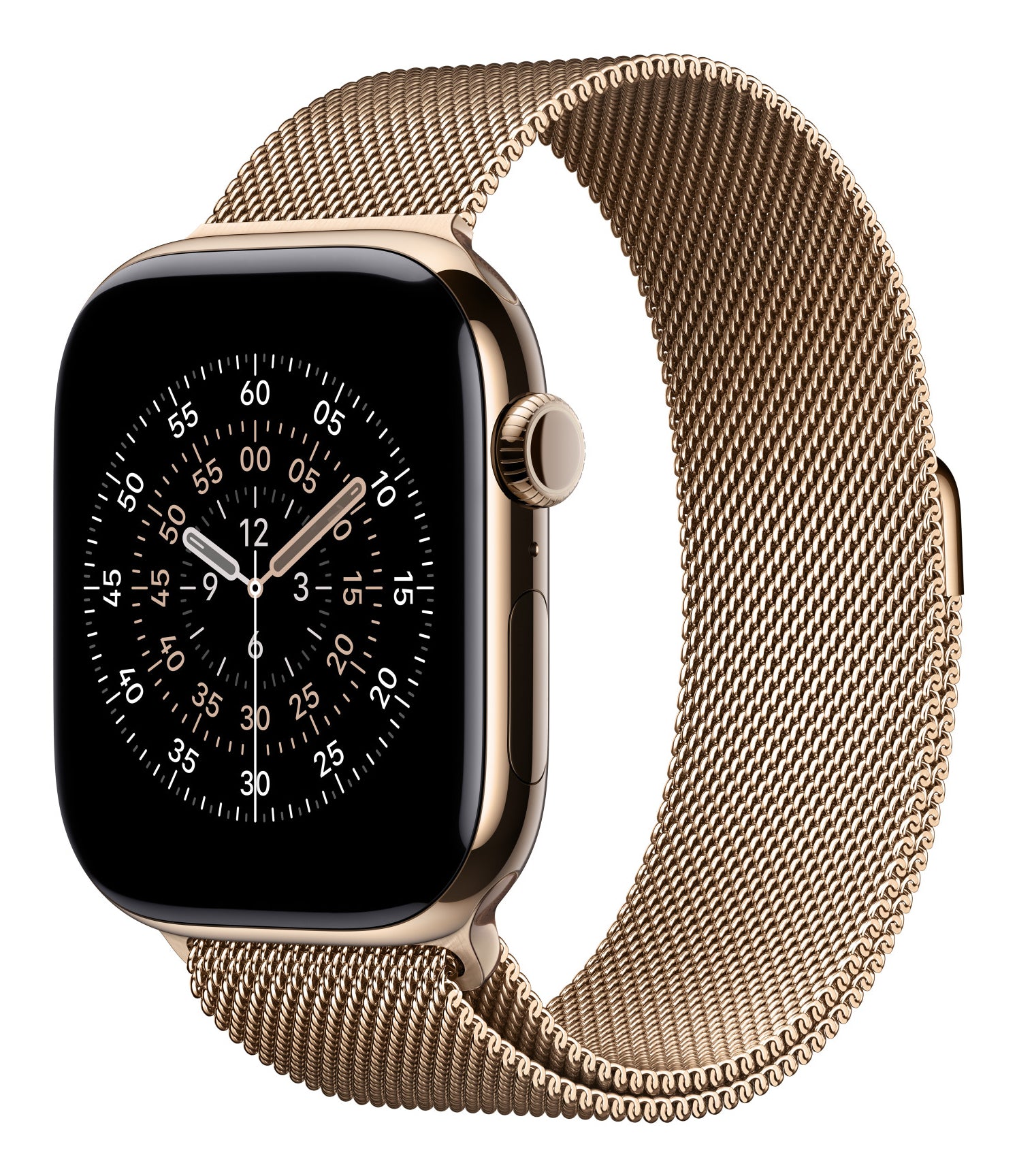 Apple Milanese Loop – Edelstahl Gold, S/M, für Apple Watch