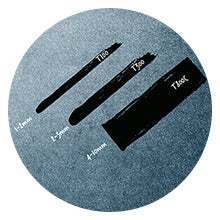 STABILO FREE Acrylmarker – Spitze 3 mm – Schwarz – 3er-Set – für Glas