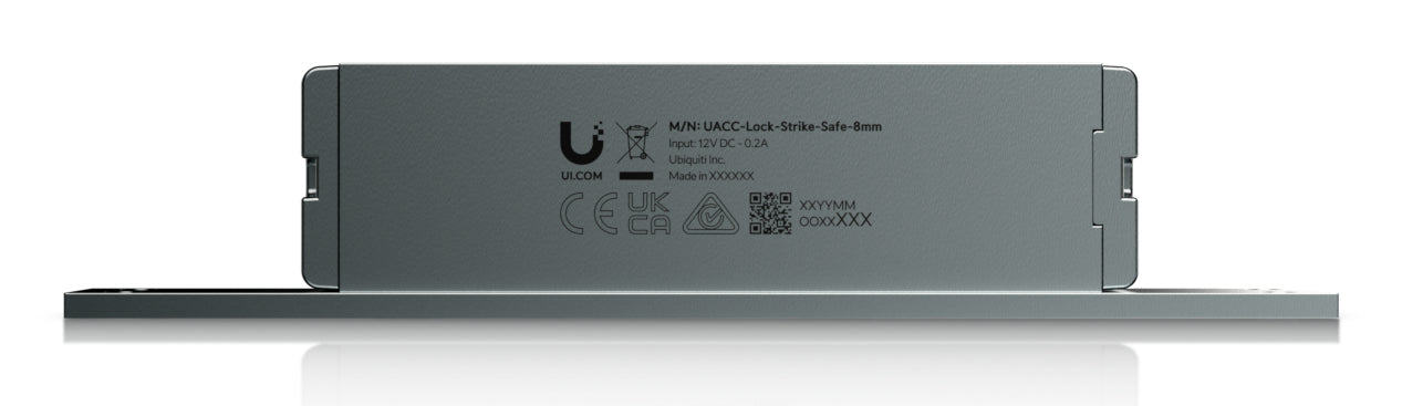 Ubiquiti Elektrischer Türöffner (Fail-safe) – Unterputz, Edelstahl/Zink, Netz 12 V, 24,5×30,5×152 mm, für UA-H