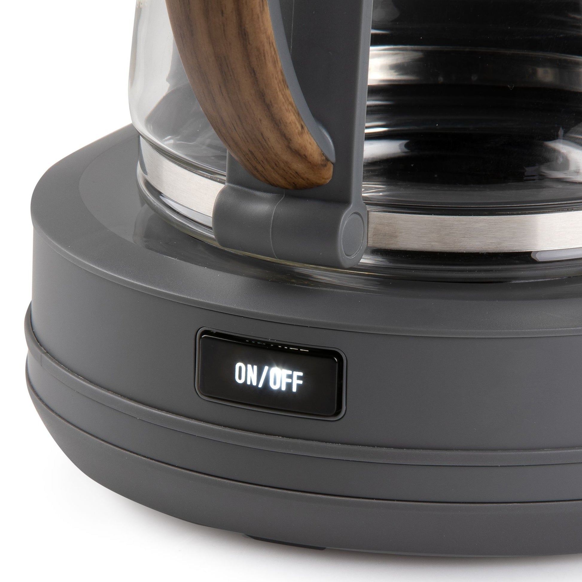 Domo DO754K Filterkaffeemaschine – 10 Tassen, 1,25 l, Melitta Filtertüten 1x4, Grau