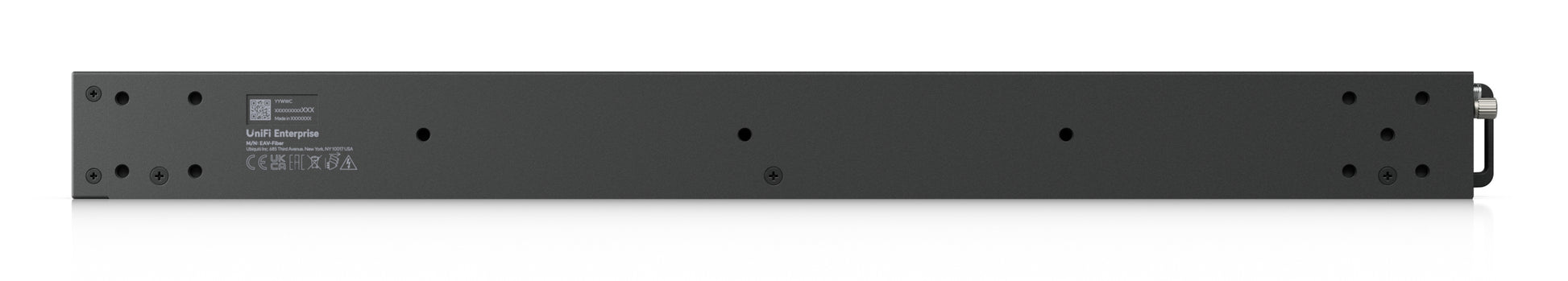 Ubiquiti Managed AV Switch, SDVoE/SMPTE ST 2110/AES67, 20× SFP+, 2× QSFP28, 800 Gbit/s, PTP, Schwarz