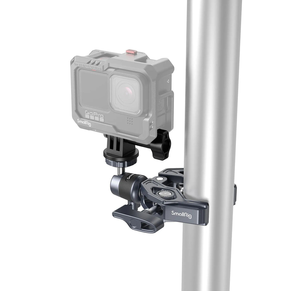 SmallRig Super Clamp mit 360° Kugelkopf – 1/4" Montage, bis 6,5 cm Spanndicke – für Action-Cams – Schwarz