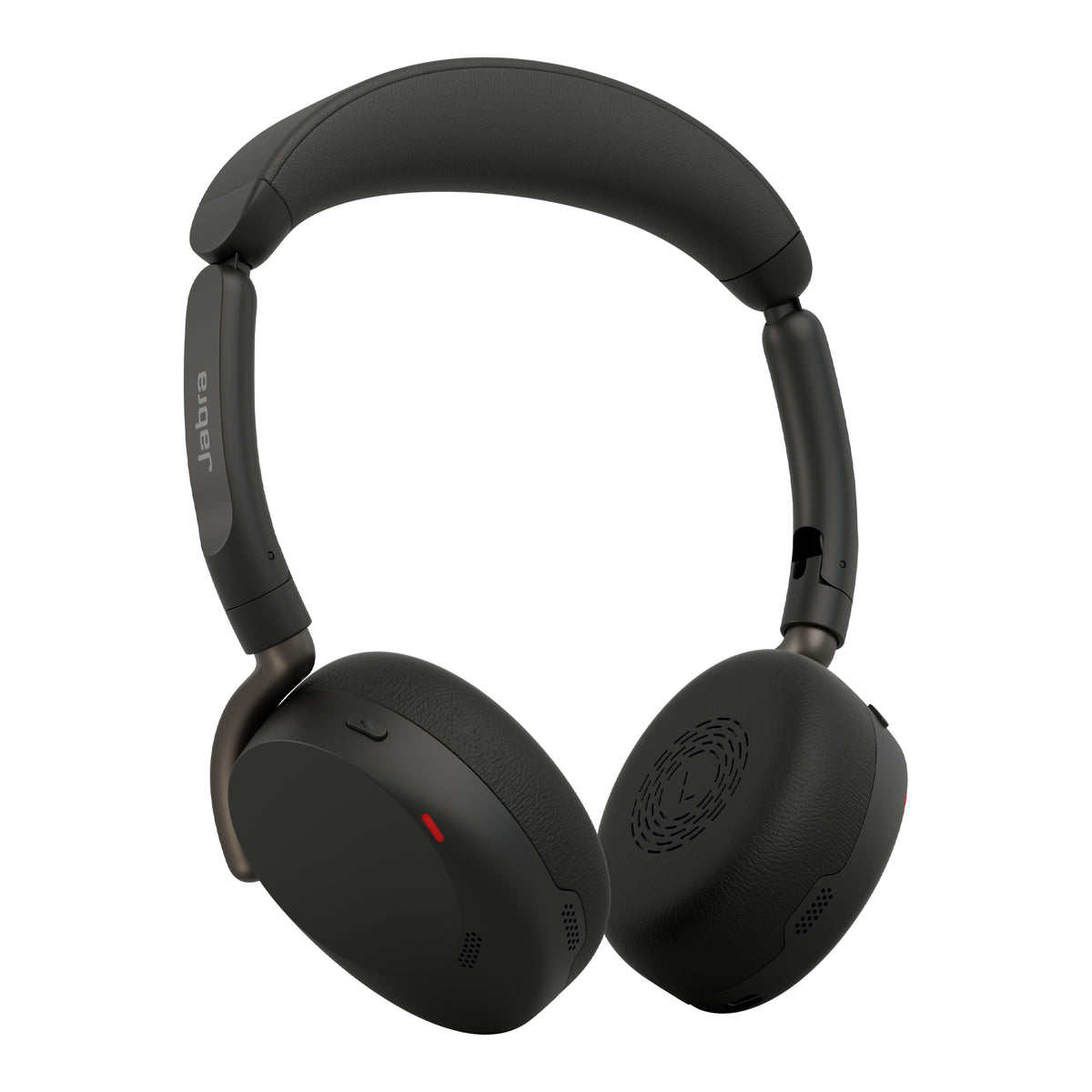 Jabra Evolve3 65 Flex Office-Headset – On-Ear, Stereo, BT, MS Teams zertifiziert, mit USB-A-Dongle, Schwarz