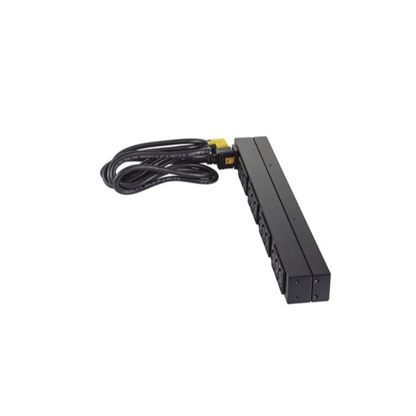 APC Basic PDU Rack, Einphasig 3680 W – C13×12, Eingang IEC C20, 16 A 208/230 V, 2,5 m – schwarz