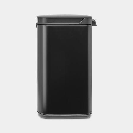 Brabantia Kosmetikeimer Bo – 4 l – Stahl, rechteckig – schwarz matt – Soft-Close