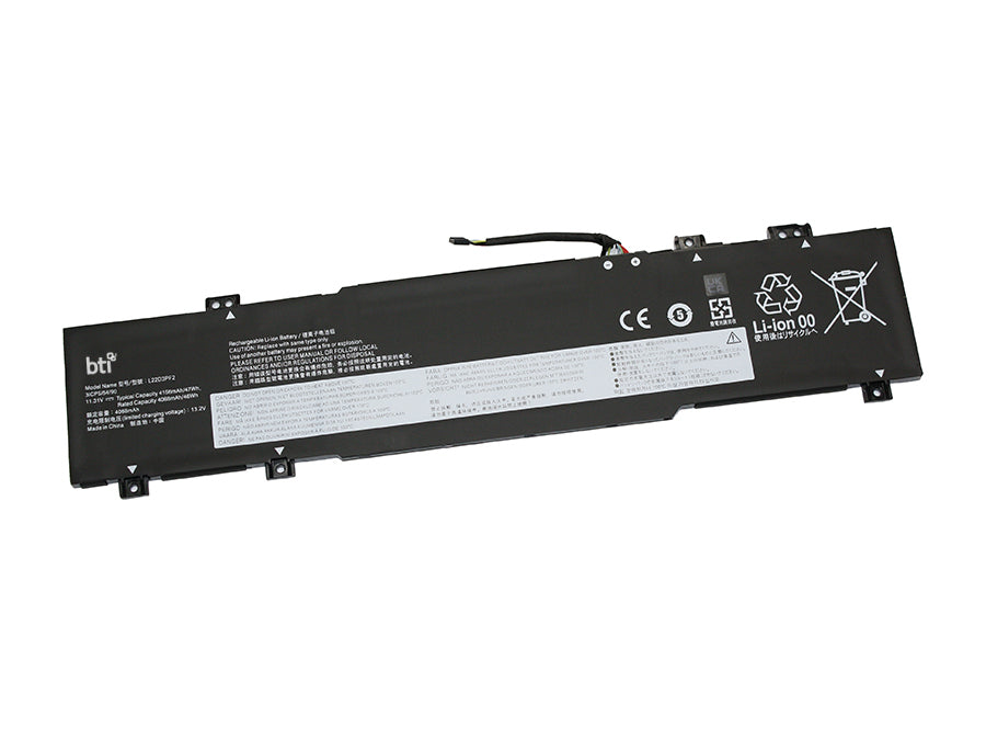 BTI Notebook-Akku – für Lenovo – 47 Wh, 11,31 V (3 Zellen) – Schwarz