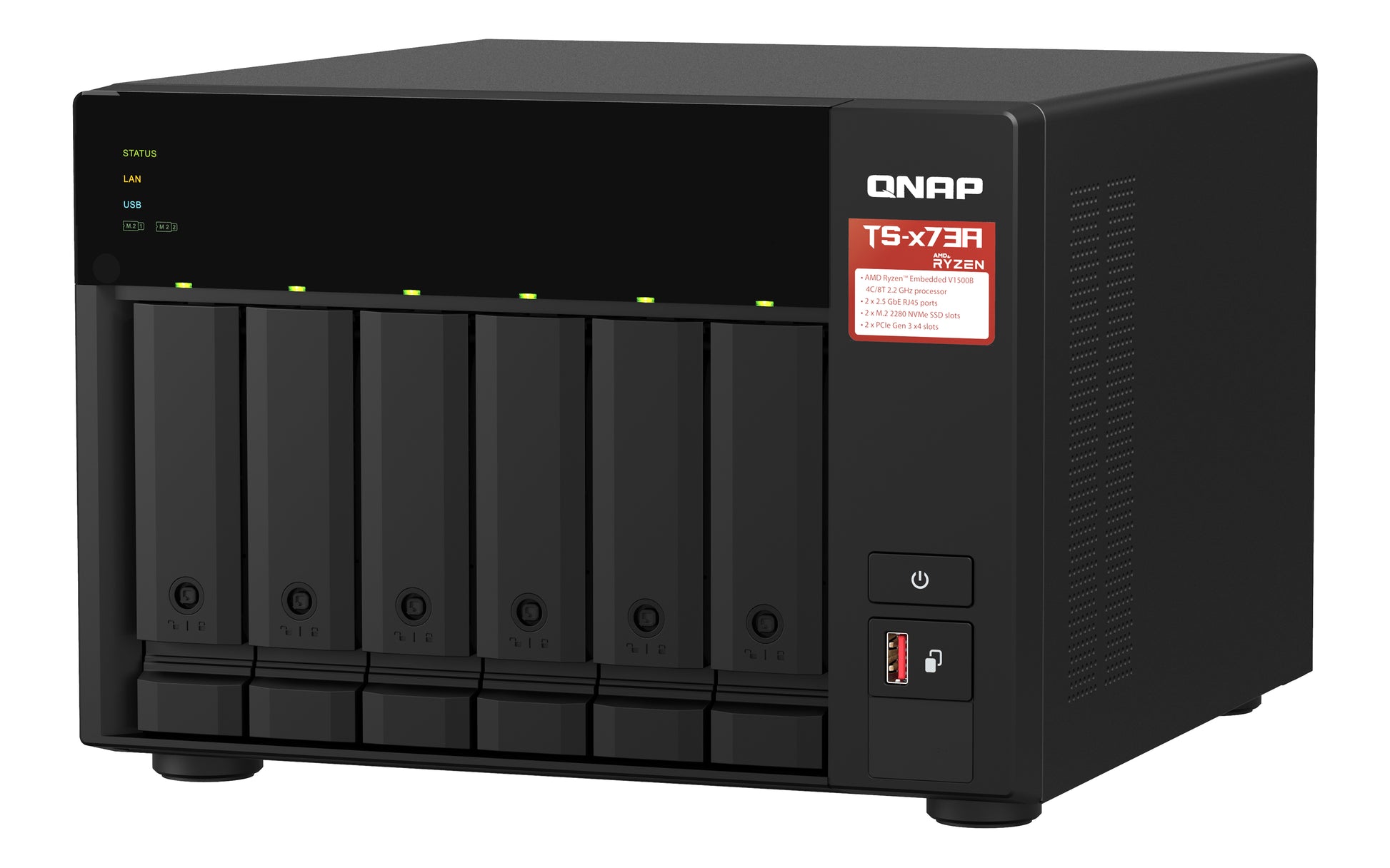 QNAP TS-673A-8G NAS – 6 Bay