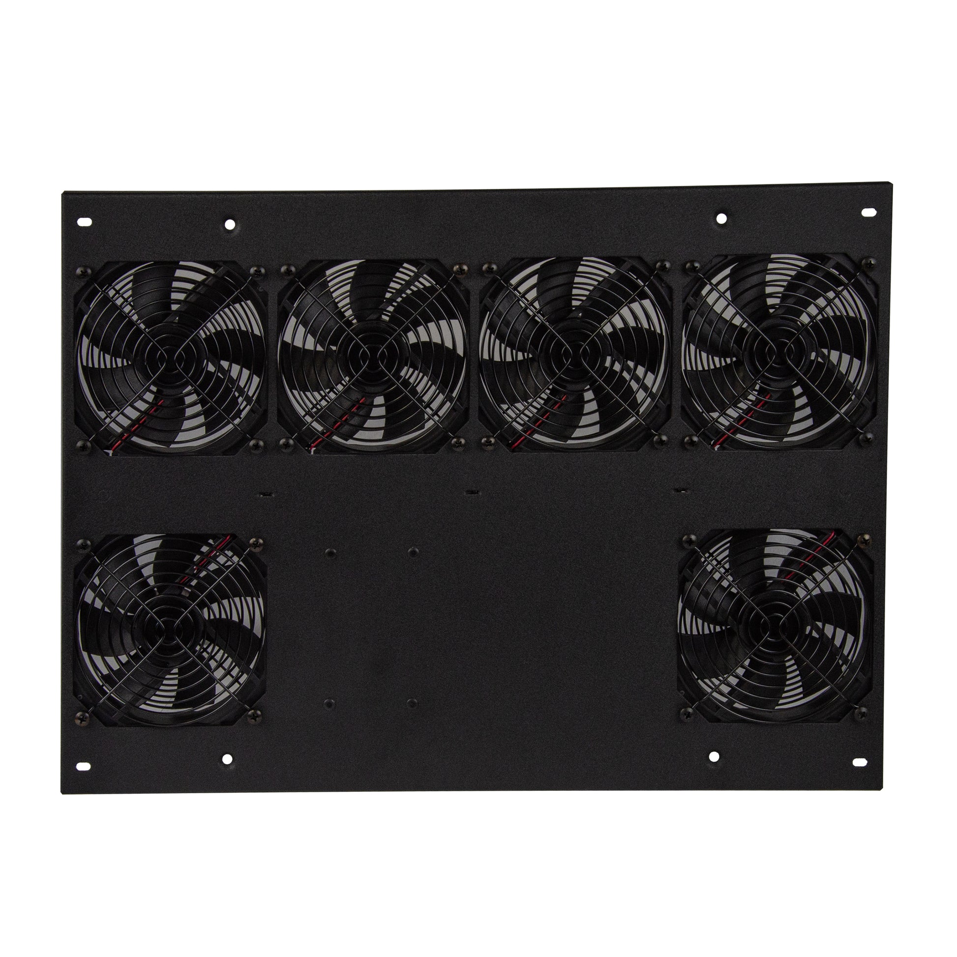Middle Atlantic ERK-414FT-K-EU – Obere Platte mit 6× 10,2 cm Lüftern, 220–240 V, Schwarz