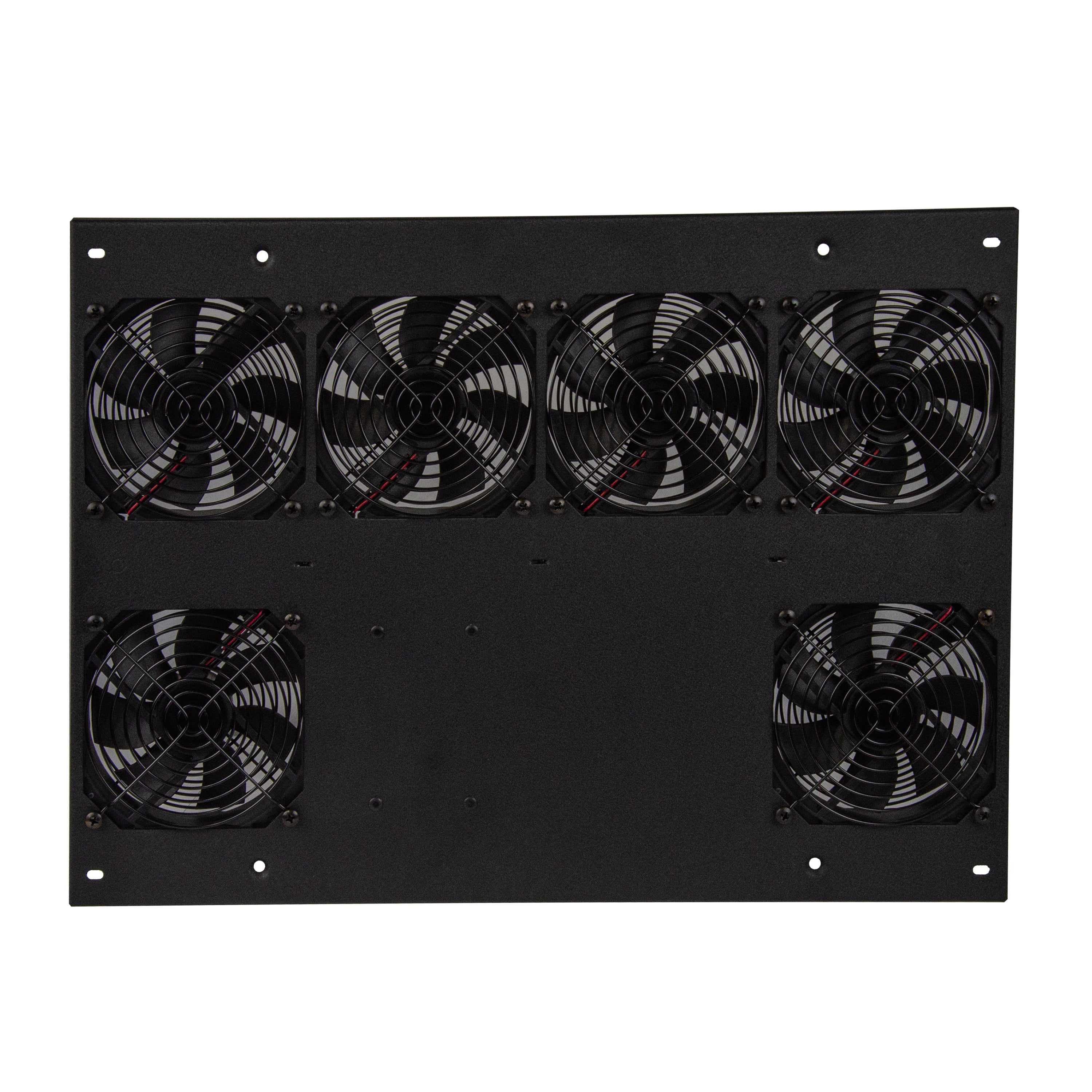 Middle Atlantic ERK-414FT-K-EU – Obere Platte mit 6× 10,2 cm Lüftern, 220–240 V, Schwarz