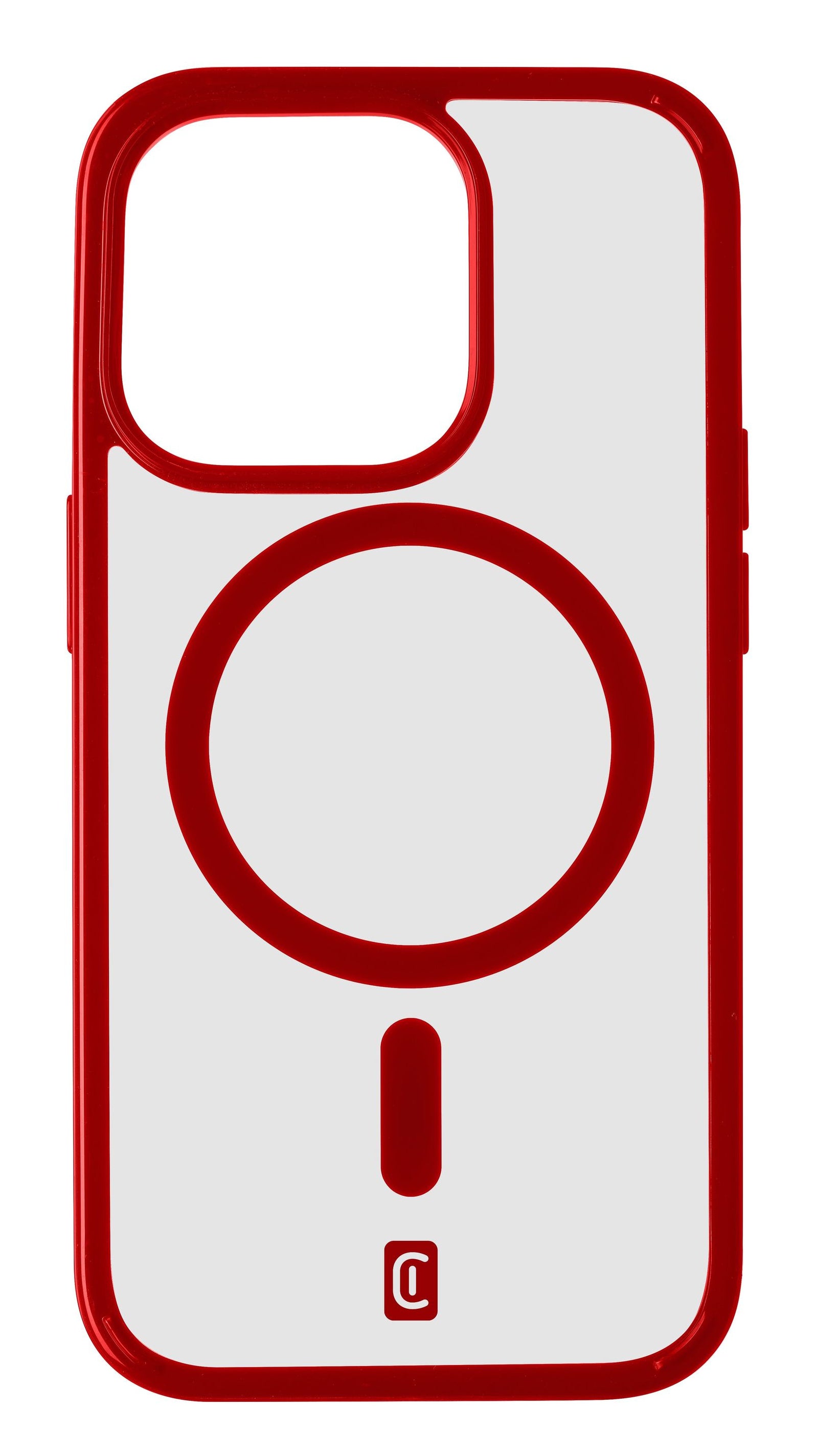 Cellularline Backcover – für Apple iPhone 15 Pro Max – rot – MagSafe-kompatibel