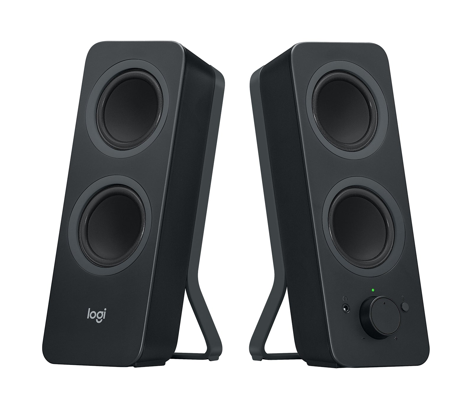 Logitech Z207, Paar – PC-Lautsprecher-Set – 2.0, 5 W, Bluetooth 4.1, 3.5 mm Klinke, Schwarz