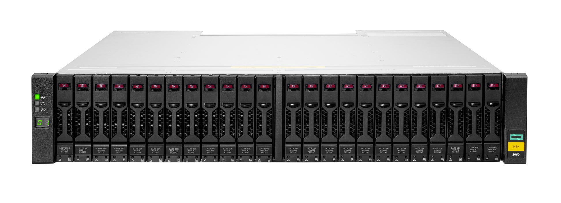 HPE MSA 2060 16Gb Fibre Channel SFF Speicher – 24 Laufwerke, HDD & SSD