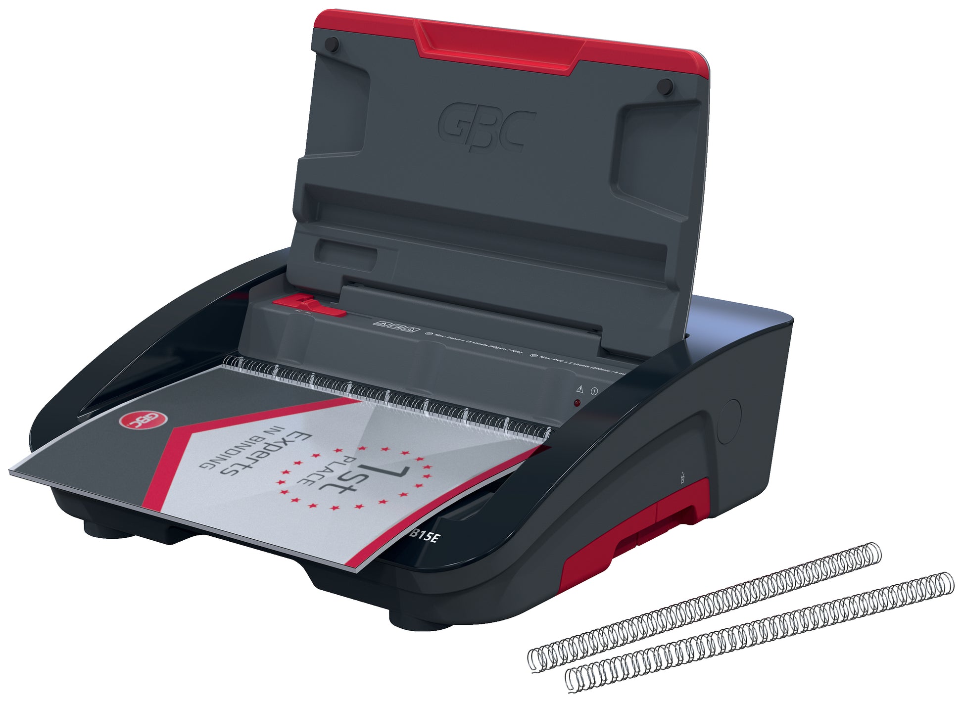 GBC WB15E Bindegerät – Drahtbindung, für 34 Löcher, A4, 15 Blatt