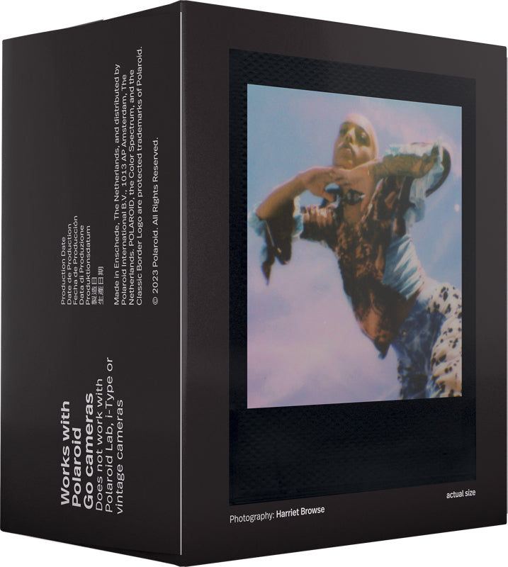 Polaroid Film Go Black Frame Sofortbildfilm – Bildgrösse 47 × 46 mm – für Polaroid Go – 16er-Pack