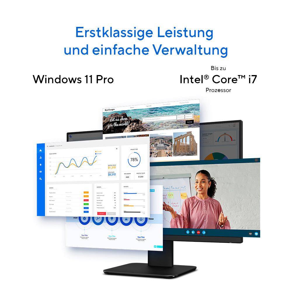 Asus ExpertCenter P400 All-in-One – 23,8" Full HD, Intel Core i5-13420H, 16 GB RAM, 512 GB SSD, Windows 11 Pro