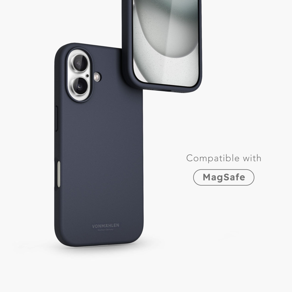 Vonmählen Backcover – für Apple iPhone 16 Plus – MagSafe, Silikon, Navy