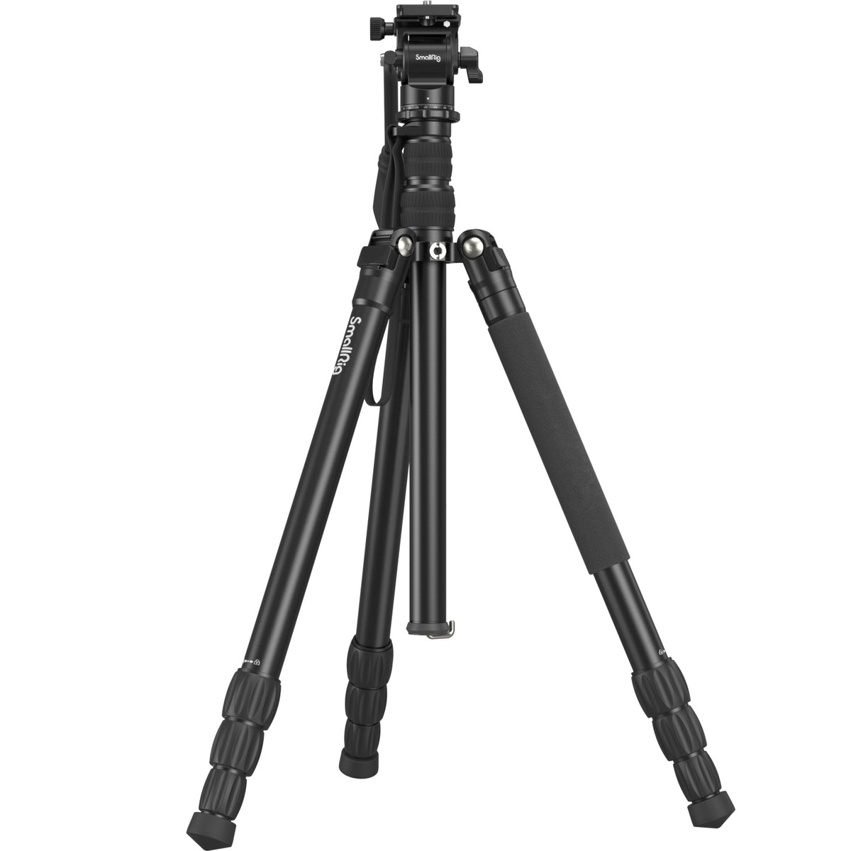 SmallRig CT180 Videostativ – bis 183 cm, Traglast 15 kg, 1,68 kg, Schnellwechselplatte – Schwarz