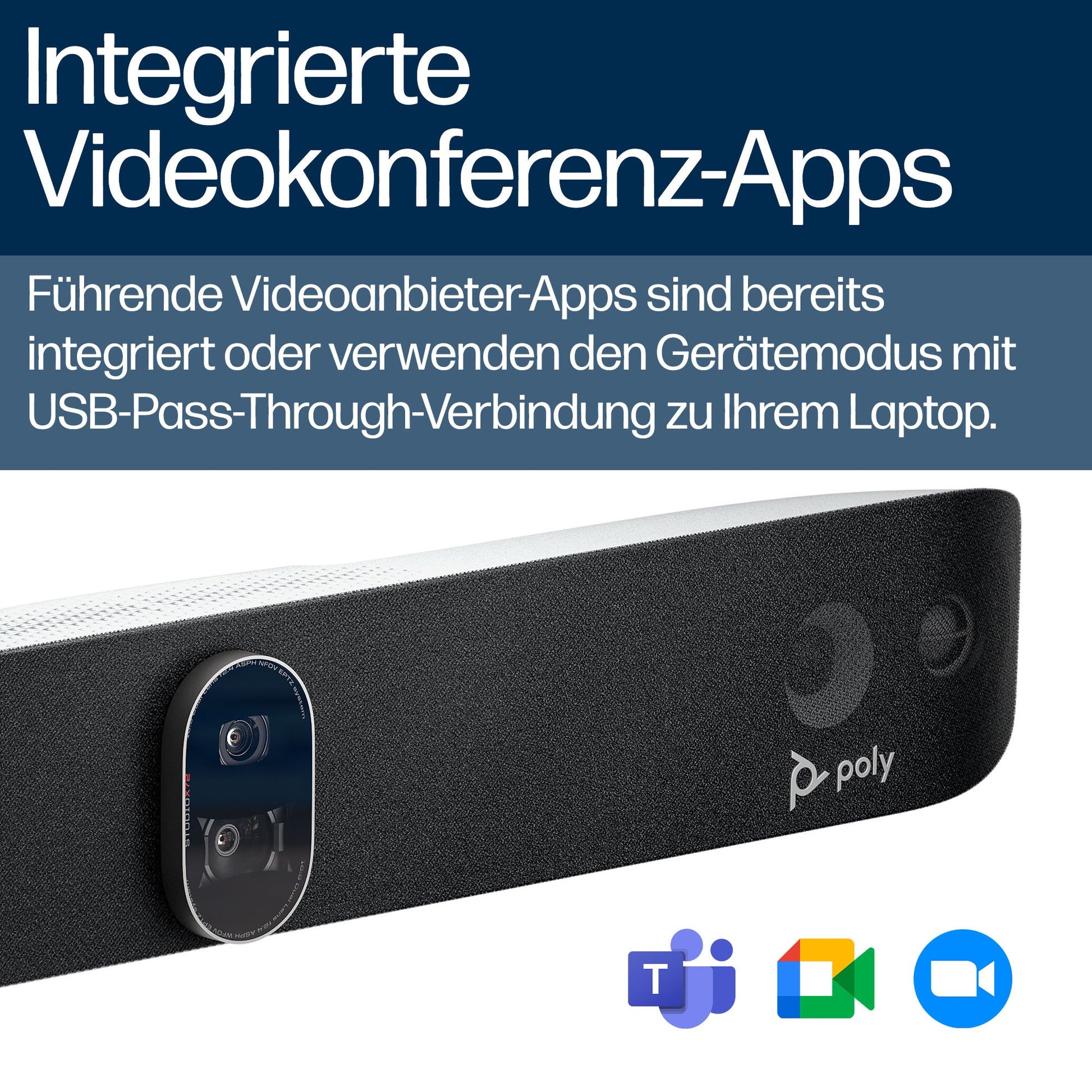 Poly Videobar Studio X72