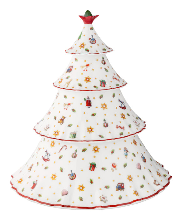 Villeroy & Boch Baumdose – Ø 27,5 × 30 cm – Porzellan & Silikon, mehrfarbig