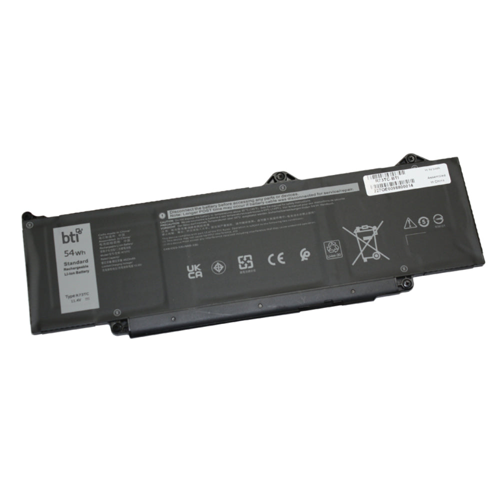 BTI Notebook-Akku – für Dell Latitude 3340/3440/3540/5340 – 54 Wh, 11,4 V (3 Zellen) – Schwarz