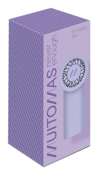Muitomas Handventilator – 3 Stufen, 500 mAh, USB-C, Lila