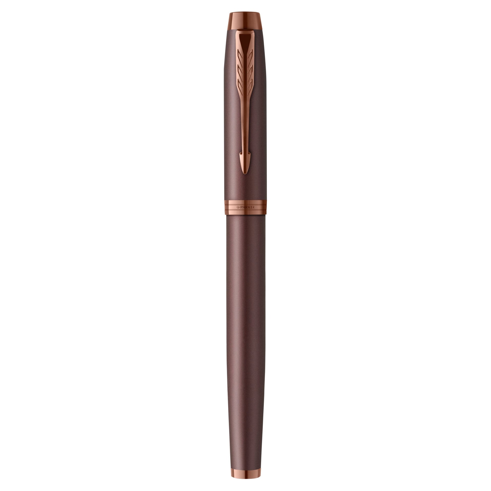 Parker 2190512 – Federspitze M – für Rechts- & Linkshänder – braun, blau – Patronen