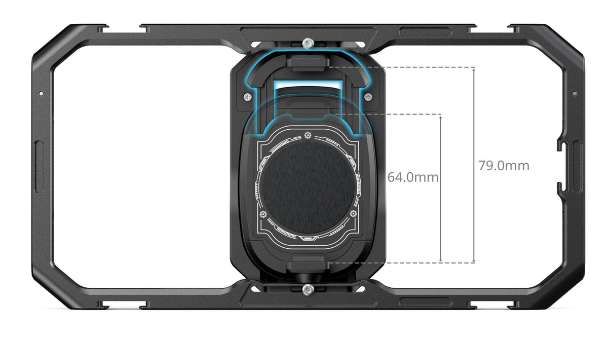 SmallRig 5275 Hyper Chill – Spezial-Zubehör – Kühlkäfig inkl. Power-Bank-Klemme – für 64–79 mm Geräte