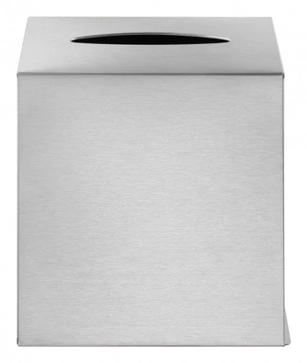 Blomus Kosmetiktuchbox NEXIO – 13×13×13 cm, Edelstahl, Tisch, Silber matt