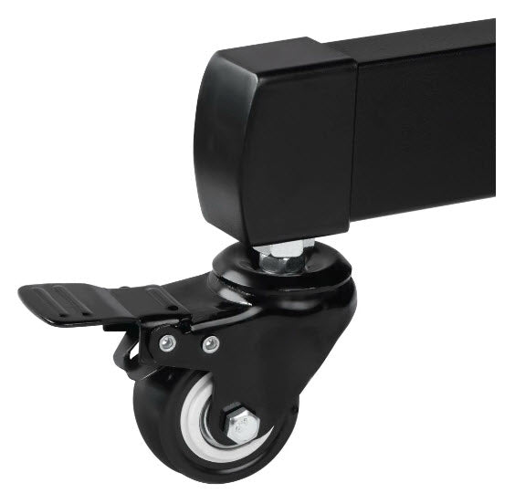 Hama TV-Wagen – 32–75" – VESA 200×200–600×400 – bis 50 kg, Höhenverstellbar, mit Rollen – Schwarz