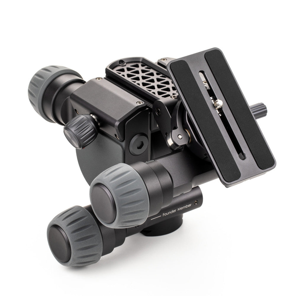 Benro Polaris Astro BR209 3-Wege-Stativkopf – 7 kg, 109 mm, 3/8" – Schwarz