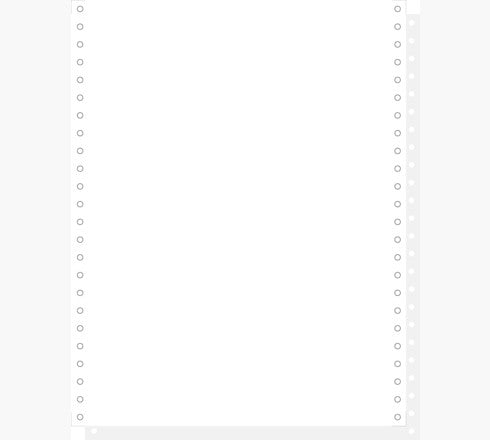 Exacompta Computerpapier endlos – 240 mm × 12" – 56/57 g/m² – weiss – 2-fach SD – 1'000 Blatt