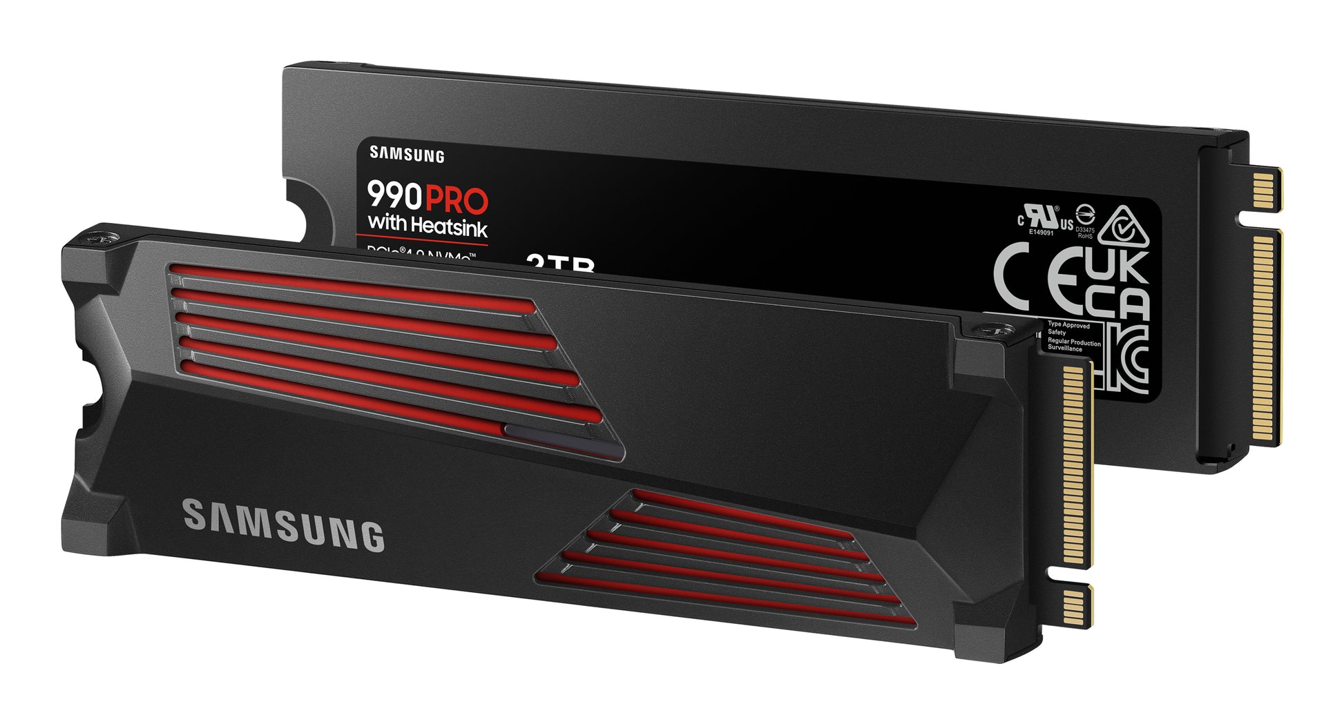 Samsung 990 PRO – 2 TB M.2 2280 NVMe PCIe 4.0×4, 7450/6900 MB/s
