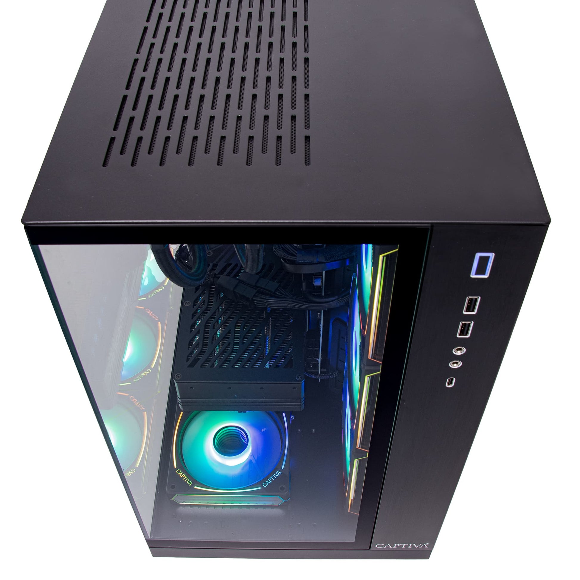 Captiva Tower – AMD Ryzen 9 9950X, 64 GB RAM, 2 TB SSD, NVIDIA GeForce RTX 5080 16 GB, Windows 11 Home