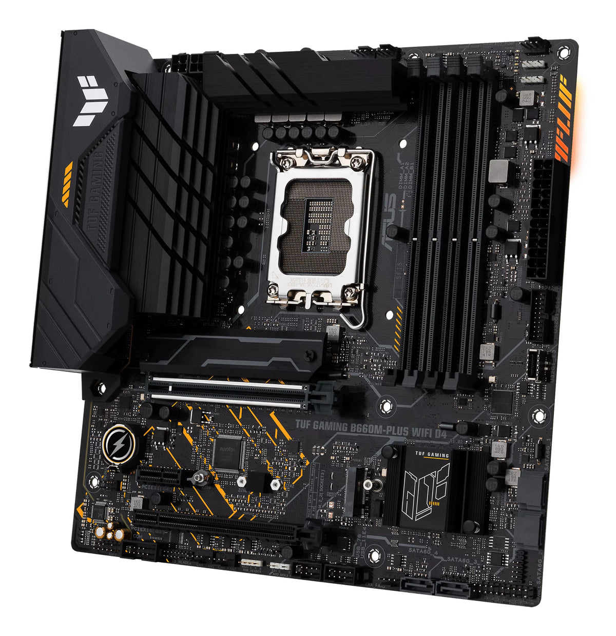 ASUS TUF GAMING B660M-PLUS WIFI D4 – Mainboard – LGA 1700, Intel B660, mATX, DDR4