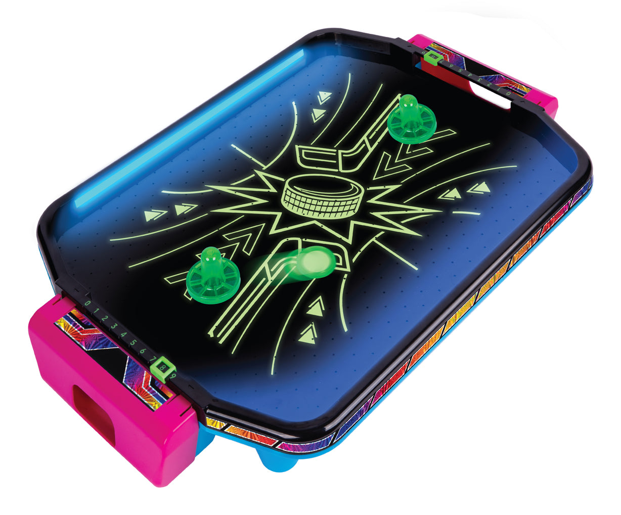 Sombo Elektronisch Arcade Air Hockey – Air-Hockey, 1–2 Spieler, ab 6 Jahren, 20 Min., Mehrsprachig