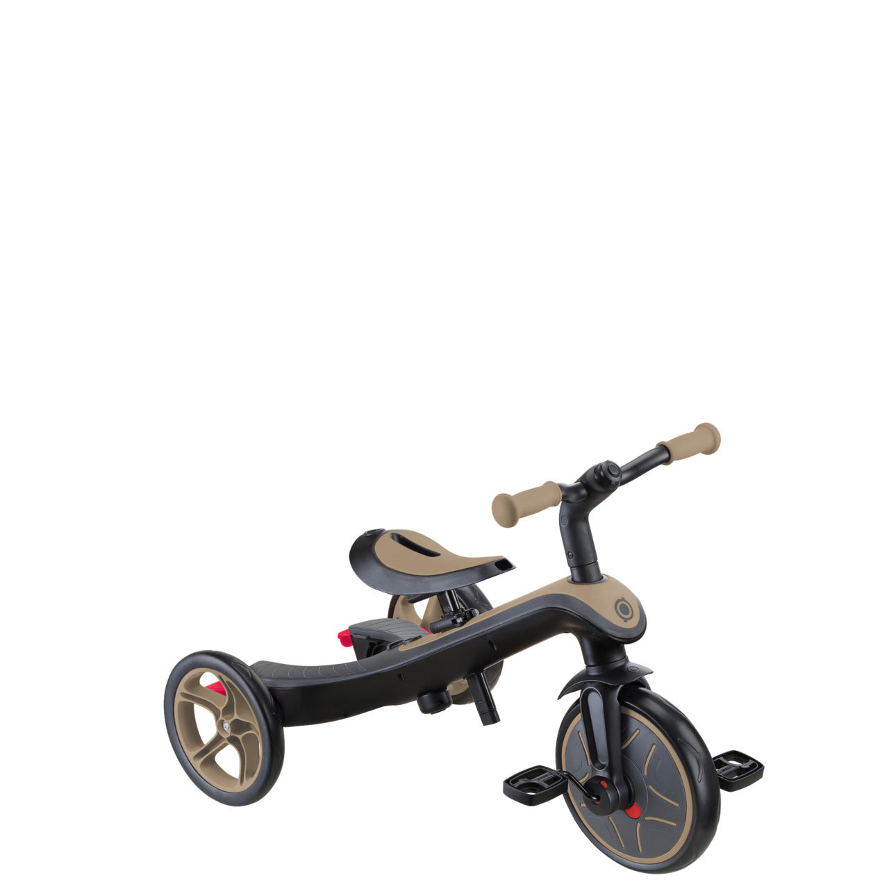 Globber Explorer 4 in 1 Dreirad – Vorderrad Ø 24,9 cm – bis 20 kg – ab 10 M. – Aluminium/Kunststoff – sand