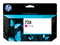HP Tintenpatrone 728, Magenta, 130 ml – für Tintenstrahldrucker/Multifunktionsgeräte
