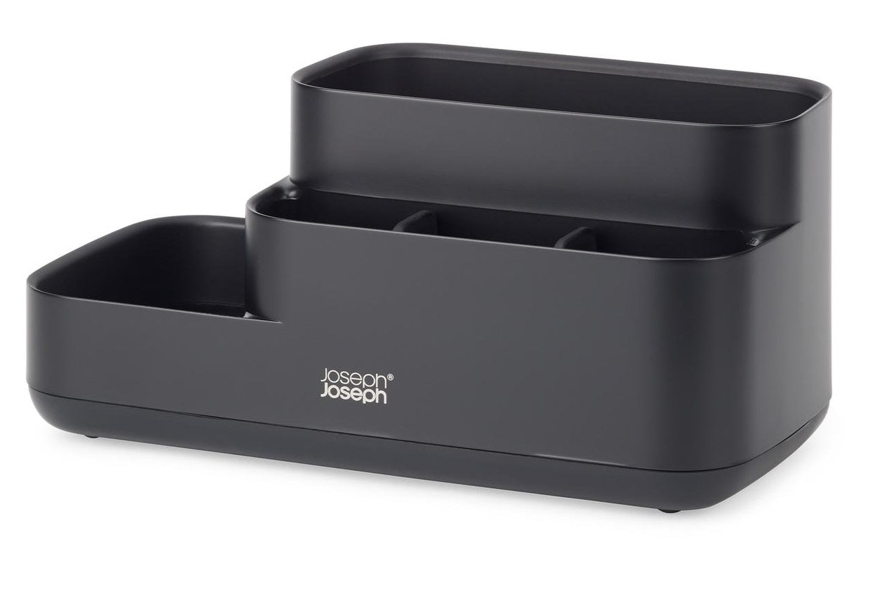 Joseph Joseph EasyStore Aufbewahrungsbox – 24,9×11,9×11,6 cm, Kunststoff (Polystyrol, PS), Schwarz