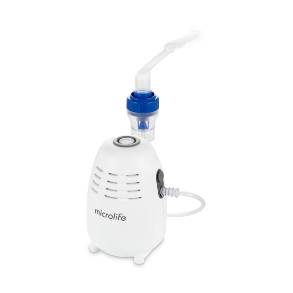 Microlife Inhalator NEB 150 – Kompressorvernebler – 1 Stk – weiss/blau
