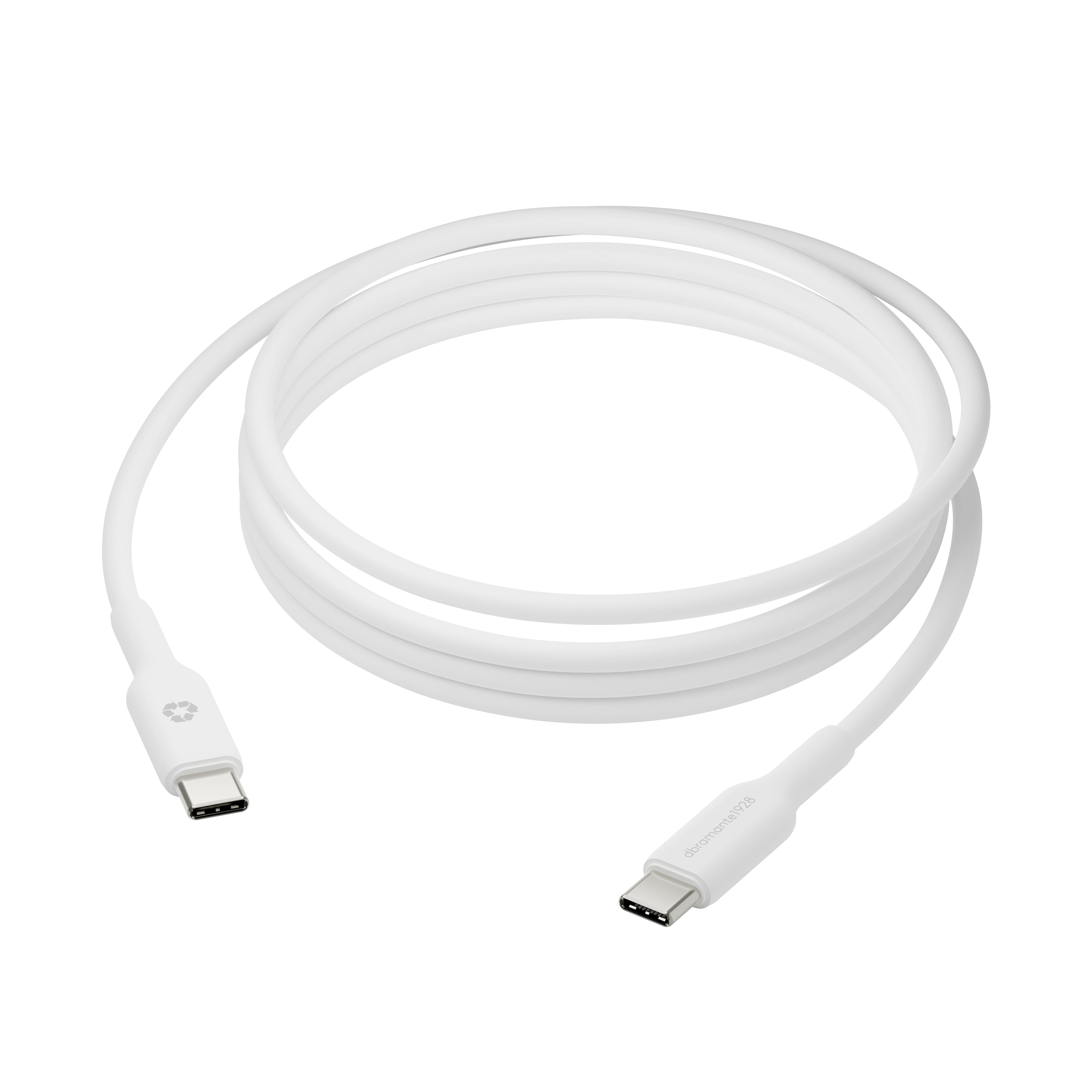 dbramante1928 USB-C auf USB-C Kabel – 2 m – Weiss