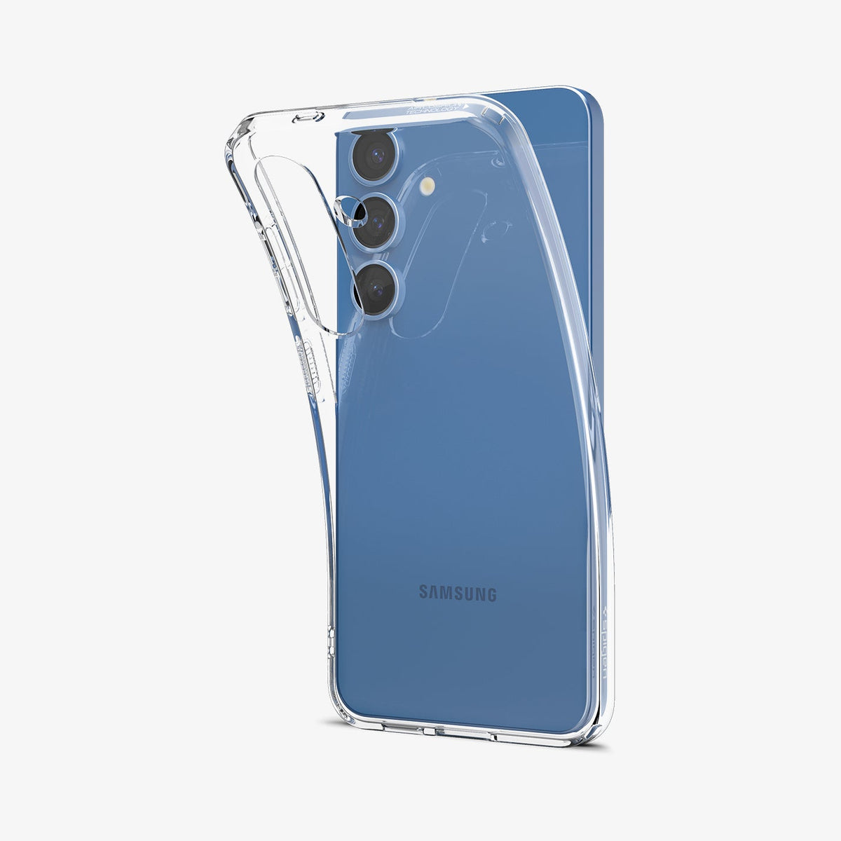Spigen Liquid Crystal Backcover – für Samsung Galaxy S25, TPU, Transparent, kabelloses Laden