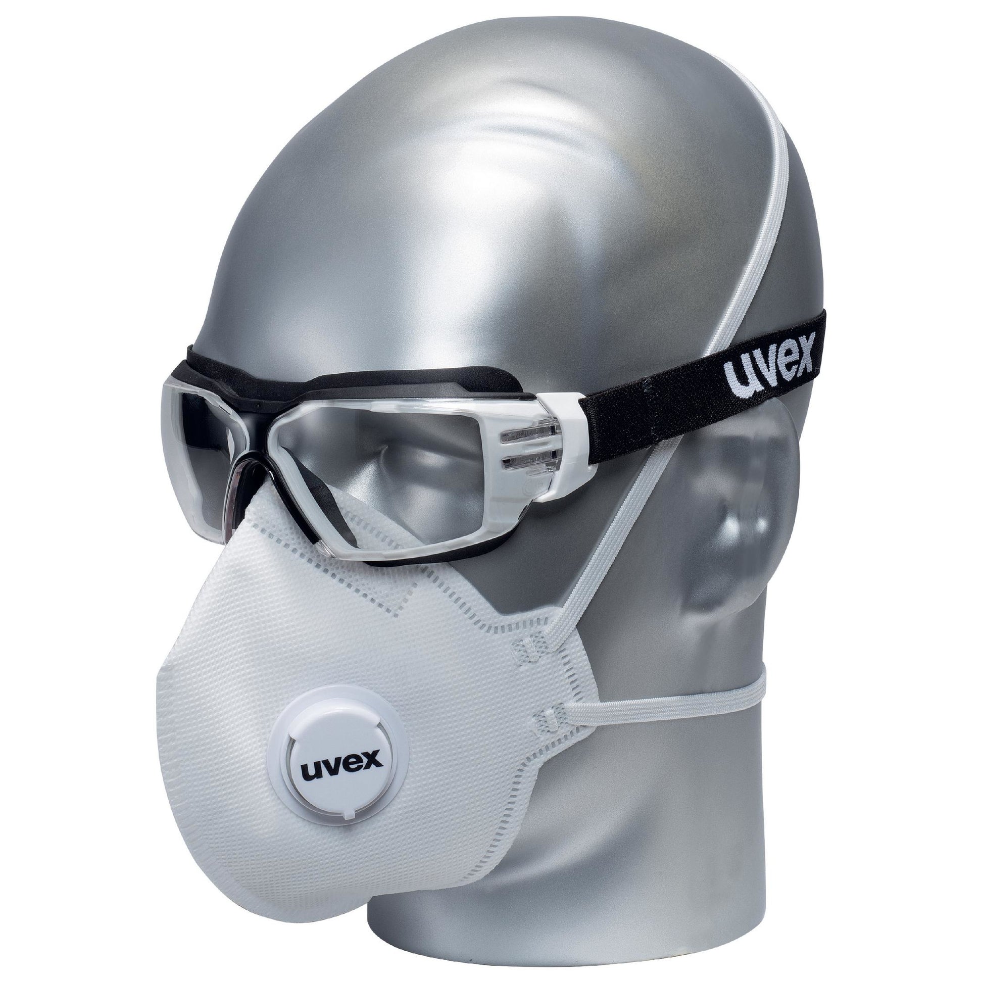 Uvex Einwegmaske silv-Air c 3310 FFP3 weiss 210 × 40 mm – 15 Stück