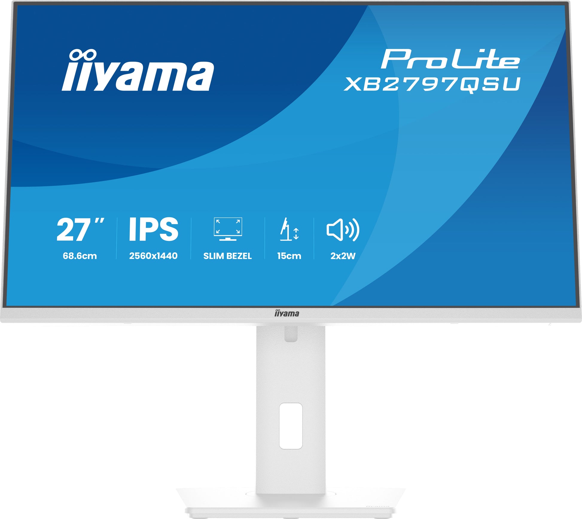 iiyama ProLite XB2797QSU-W1 – 27", 2560 × 1440 (WQHD), IPS