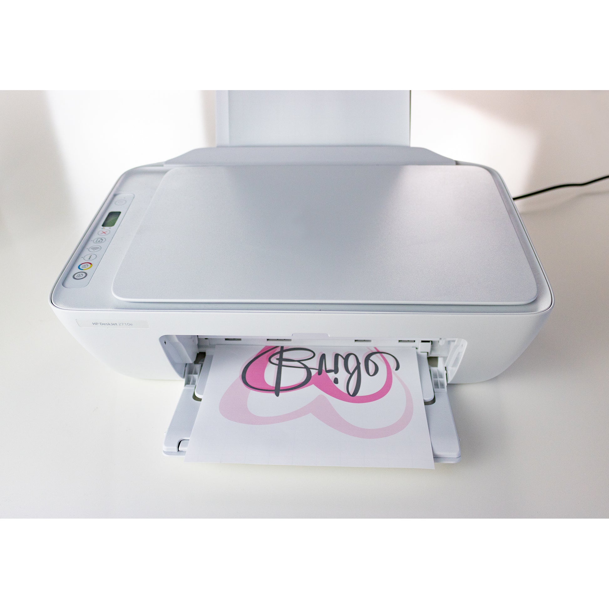 HERMA Aufbügelfolie Weiss – matt, A4, Inkjet, für helle Textilien, 20 Blatt